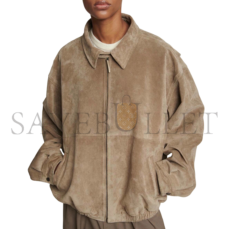 THE ROW RONAN SUEDE BOMBER JACKET